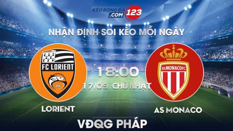 Soi Kèo Trực Tiếp Lorient vs AS Monaco – 18h00 Ngày 17/09/2023 – VĐQG Pháp