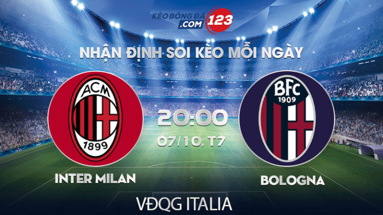 Soi kèo Inter Milan vs Bologna – 20h00 ngày 07/10/2023 – VĐQG Italia