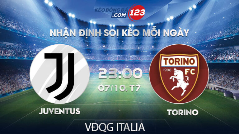 Soi kèo Juventus vs Torino – 23h00 ngày 07/10/2023 – VĐQG Italia